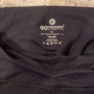 Black Legging - 90 degree and Champion